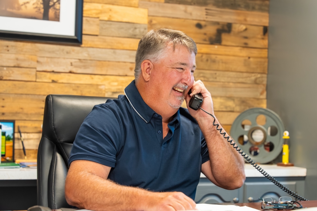 Burch Oil & Propane employee answering phone