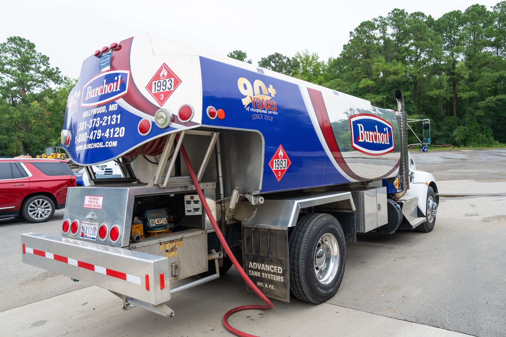 Burch heating oil truck